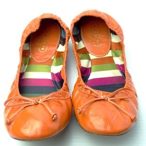 Coach EAST 1941 Signature Logo Ballet Flats with